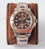VR-Factory MAX Rolex Yachtmaster 1:1 18k Rose Gold Chocolate Dial Watch 40mm